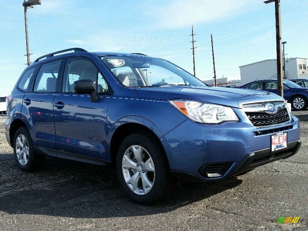 2016 Forester 2.5i - Quartz Blue Pearl / Gray photo #1