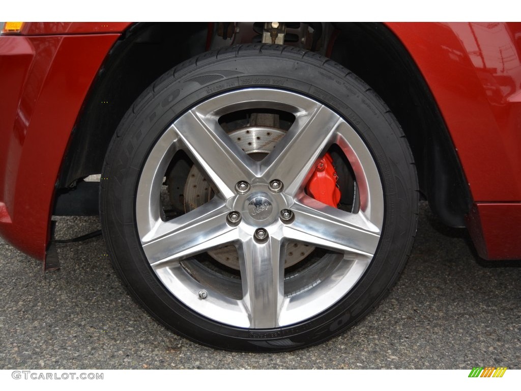 2006 Grand Cherokee SRT8 - Red Rock Crystal Pearl / Medium Slate Gray photo #35