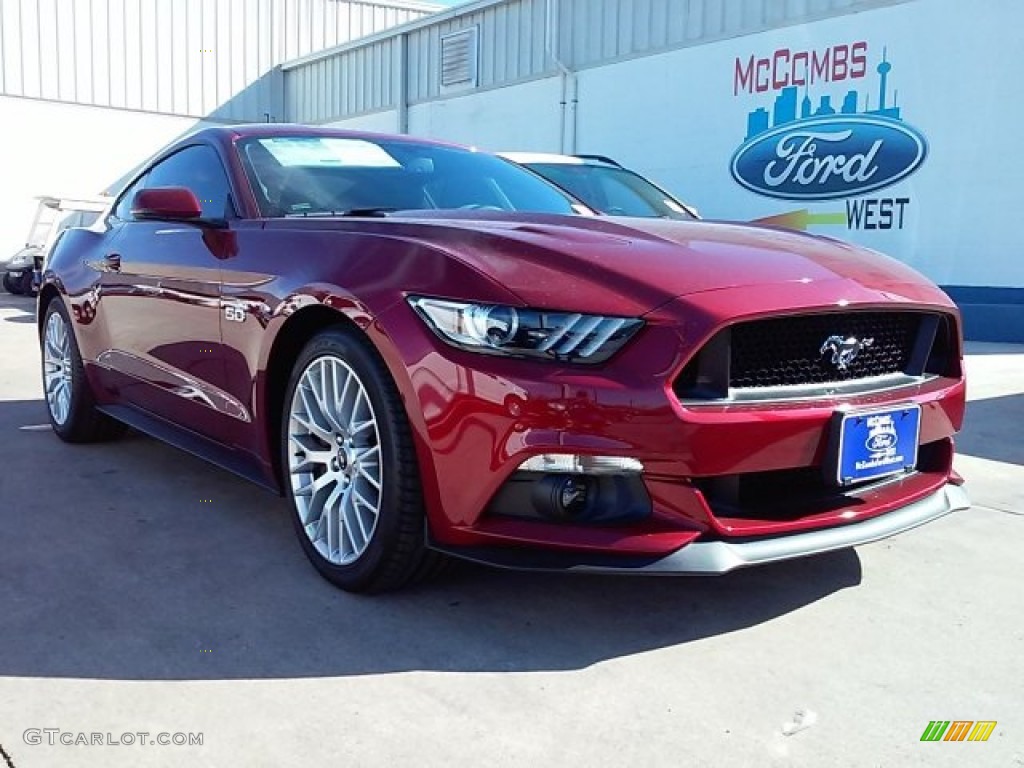2016 Mustang GT Premium Coupe - Ruby Red Metallic / Ebony photo #1
