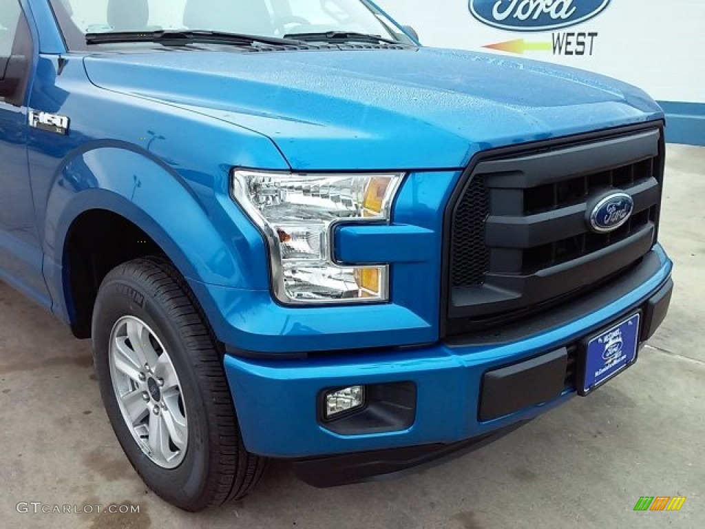 2016 F150 XL Regular Cab - Blue Flame / Medium Earth Gray photo #3