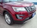 2016 Ruby Red Metallic Tri-Coat Ford Explorer Limited  photo #2