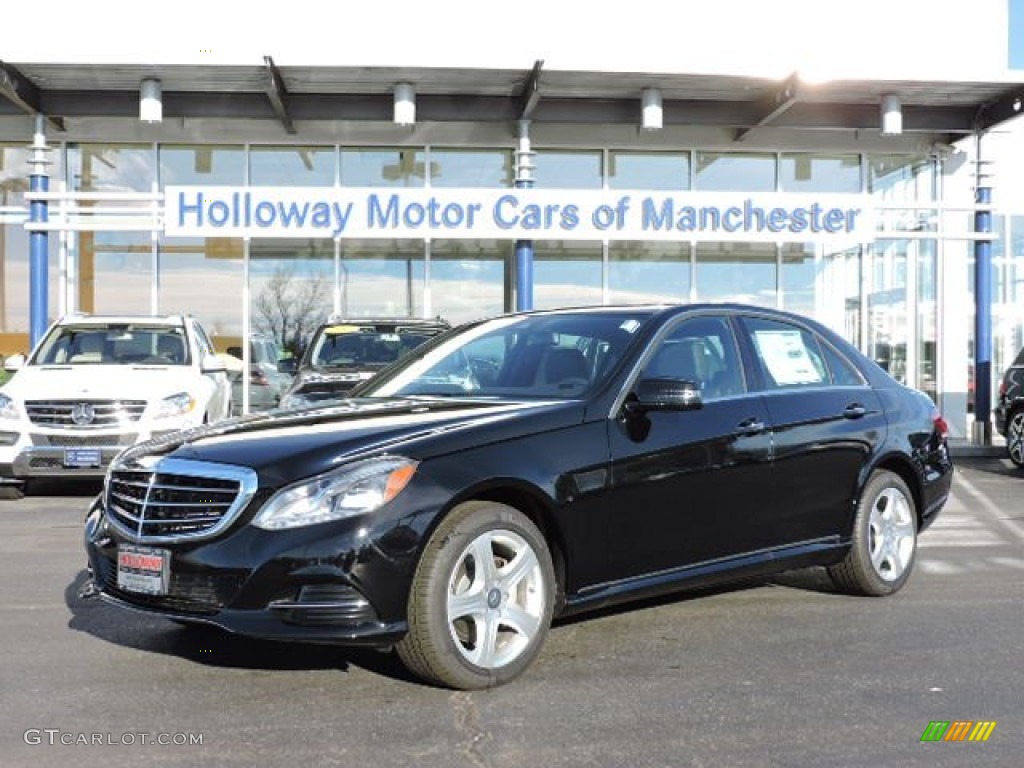 2016 E 350 4Matic Sedan - Black / Black photo #1