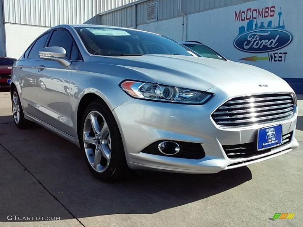 2016 Fusion SE - Ingot Silver Metallic / Charcoal Black photo #1