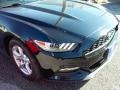 Shadow Black 2016 Ford Mustang V6 Coupe Exterior