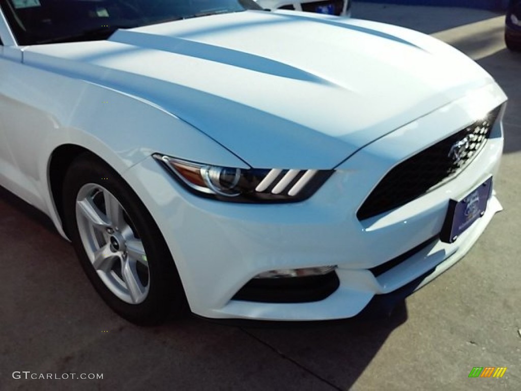2016 Mustang V6 Coupe - Oxford White / Ebony photo #2