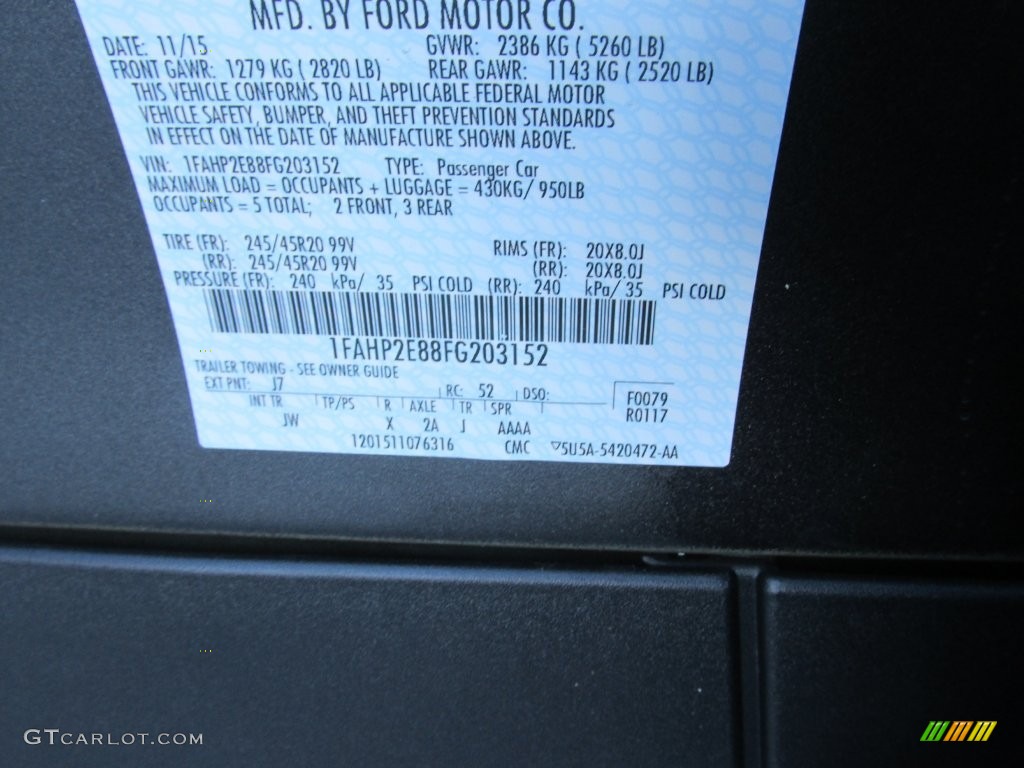 2015 Taurus SEL - Magnetic Metallic / Charcoal Black photo #32