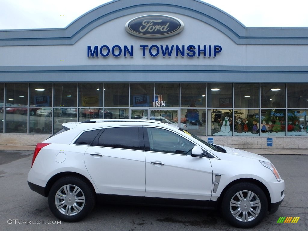 2010 SRX 4 V6 AWD - Platinum Ice Tricoat / Shale/Brownstone photo #1