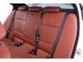 2009 BMW M3 Fox Red Novillo Leather Interior Rear Seat Photo