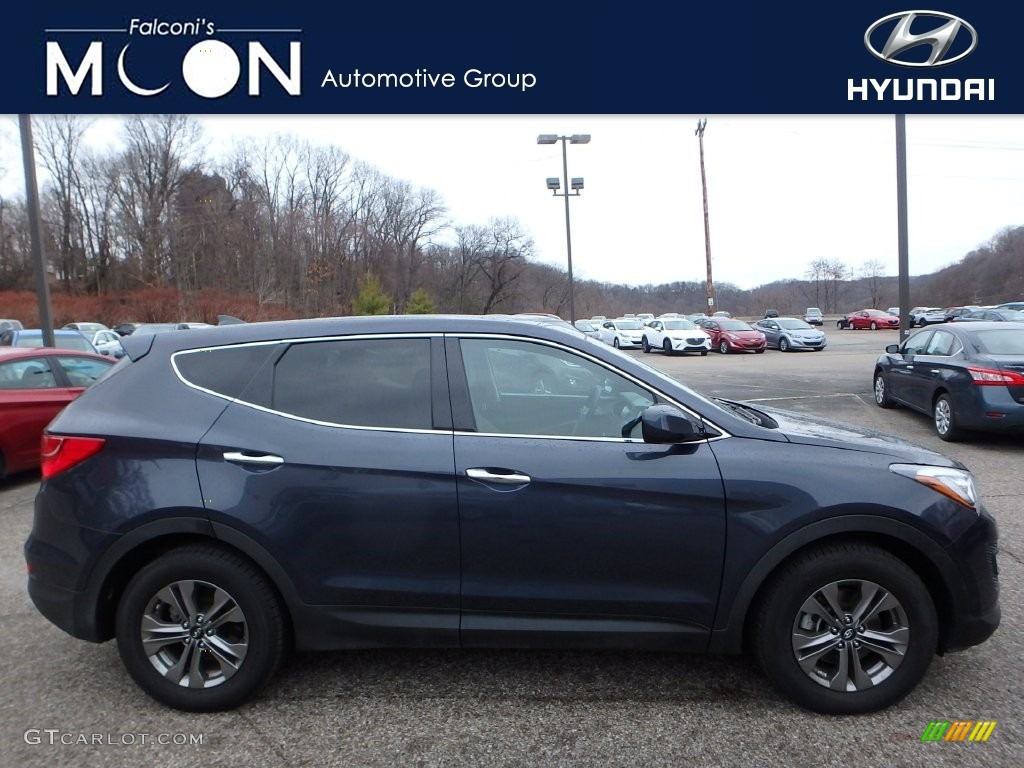 2015 Santa Fe Sport 2.4 AWD - Marlin Blue / Gray photo #1