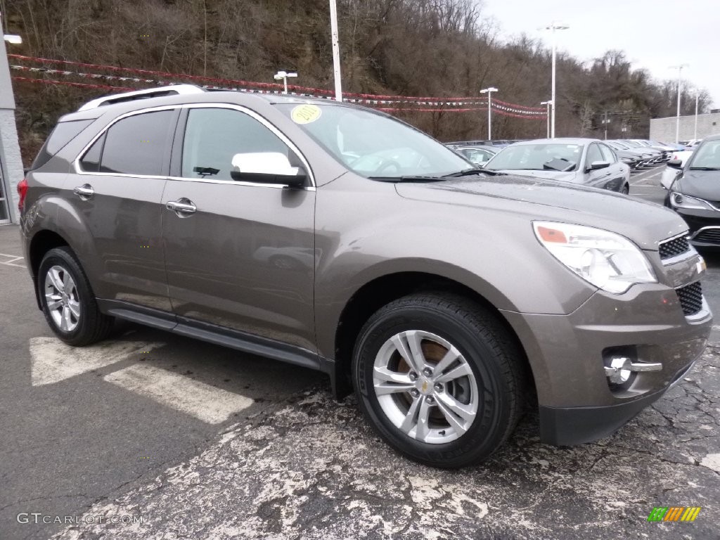 Mocha Steel Metallic 2011 Chevrolet Equinox LTZ AWD Exterior Photo #109679096