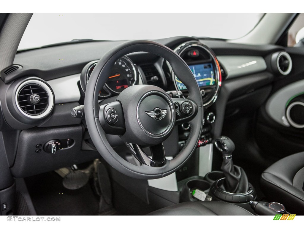 2016 Mini Hardtop Cooper 2 Door Carbon Black Steering Wheel Photo #109680983