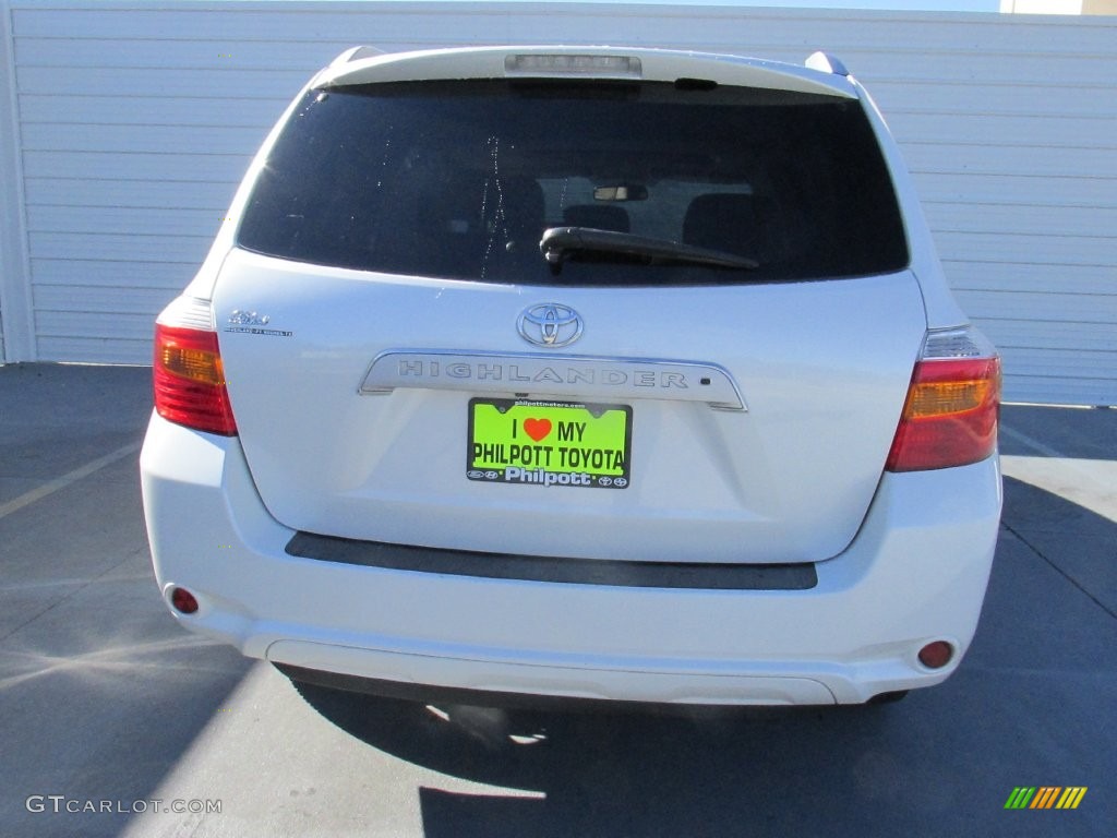 2010 Highlander Limited - Blizzard White Pearl / Sand Beige photo #10