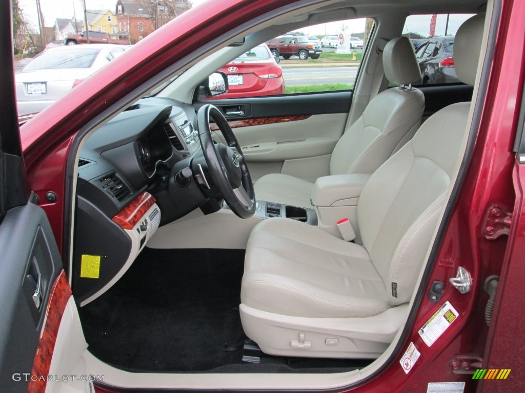 2011 Outback 3.6R Limited Wagon - Ruby Red Pearl / Warm Ivory photo #12