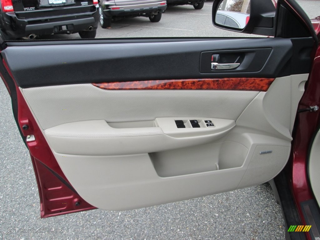 2011 Outback 3.6R Limited Wagon - Ruby Red Pearl / Warm Ivory photo #13