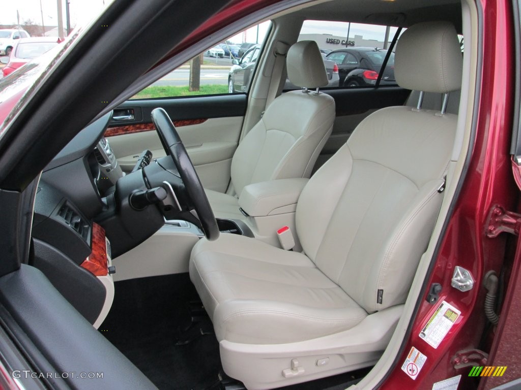 2011 Outback 3.6R Limited Wagon - Ruby Red Pearl / Warm Ivory photo #15