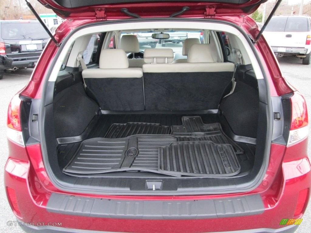 2011 Outback 3.6R Limited Wagon - Ruby Red Pearl / Warm Ivory photo #19