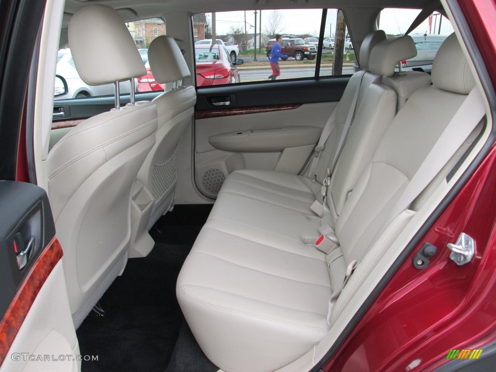 2011 Outback 3.6R Limited Wagon - Ruby Red Pearl / Warm Ivory photo #20