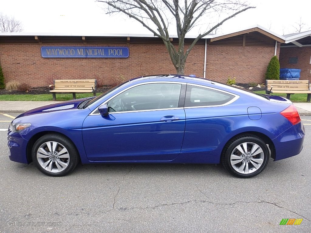 2011 Accord EX-L Coupe - Belize Blue Pearl / Black photo #2