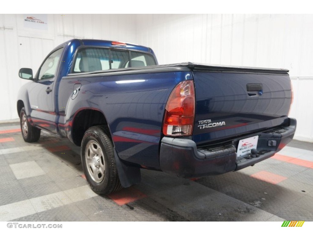 2006 Tacoma Regular Cab - Indigo Ink Pearl / Graphite Gray photo #10