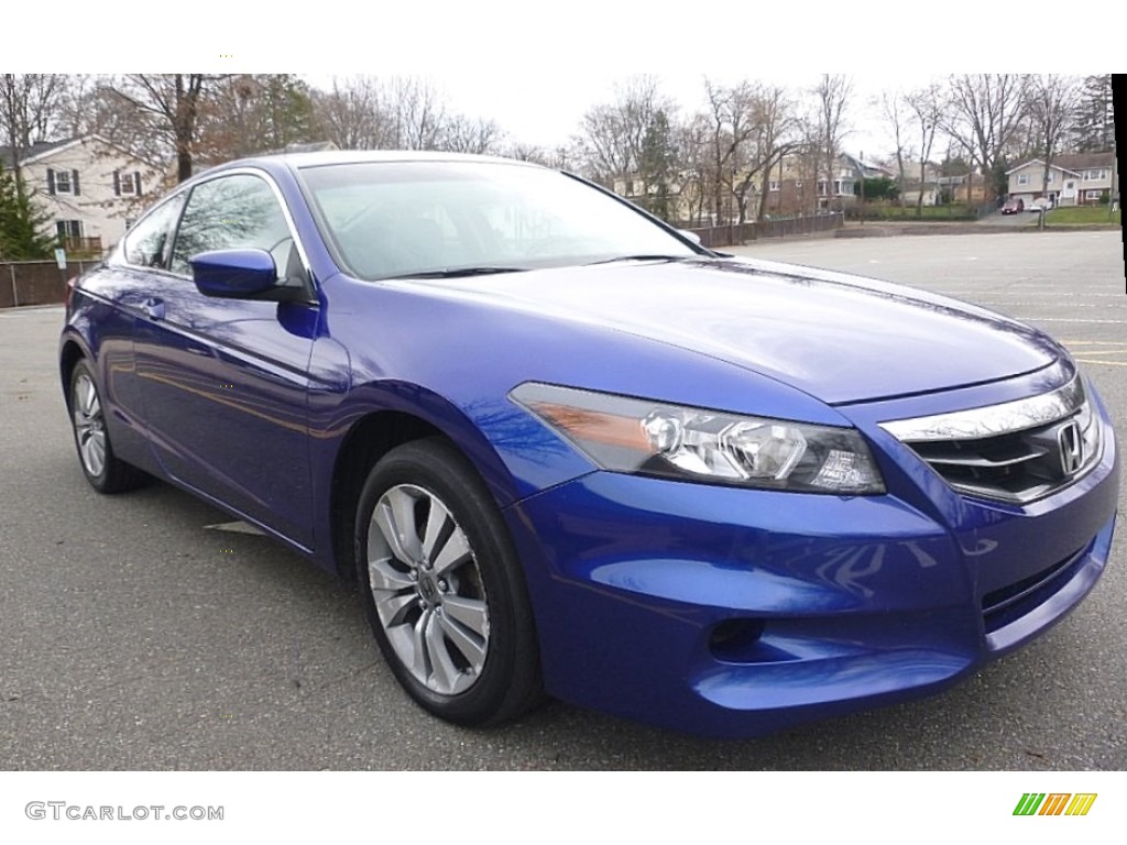 2011 Accord EX-L Coupe - Belize Blue Pearl / Black photo #7