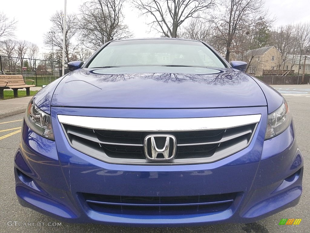 2011 Accord EX-L Coupe - Belize Blue Pearl / Black photo #8