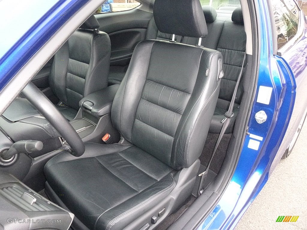 2011 Accord EX-L Coupe - Belize Blue Pearl / Black photo #11