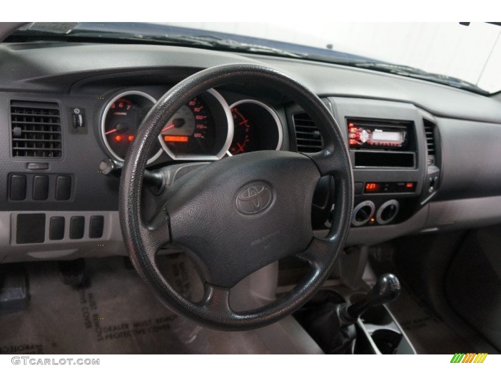 2006 Tacoma Regular Cab - Indigo Ink Pearl / Graphite Gray photo #21