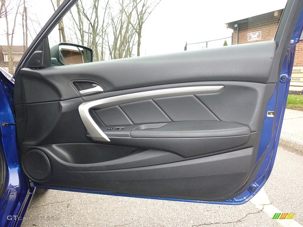 2011 Accord EX-L Coupe - Belize Blue Pearl / Black photo #14