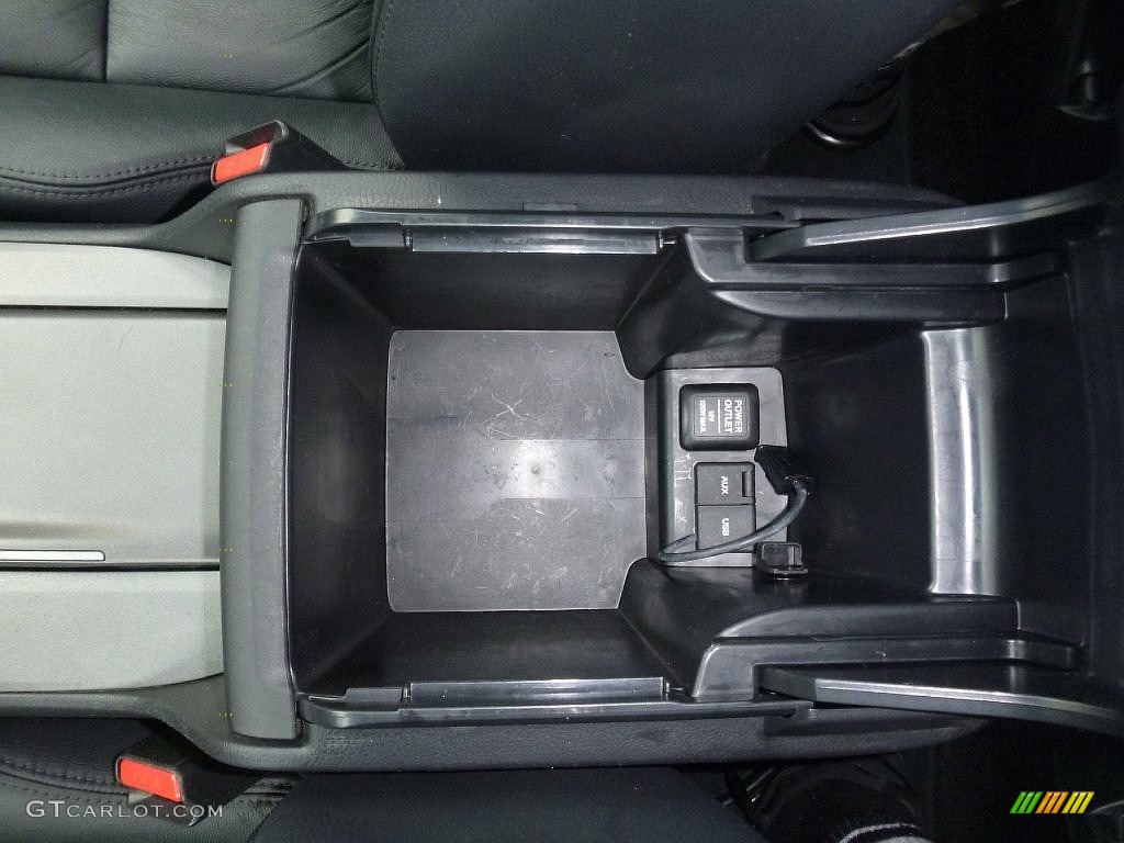 2011 Accord EX-L Coupe - Belize Blue Pearl / Black photo #25
