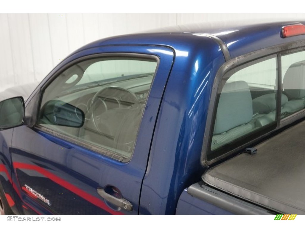 2006 Tacoma Regular Cab - Indigo Ink Pearl / Graphite Gray photo #73