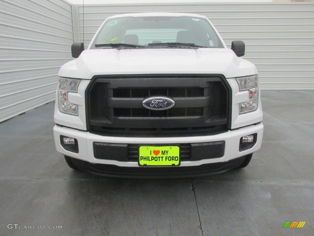 2016 F150 XL SuperCab - Oxford White / Medium Earth Gray photo #8