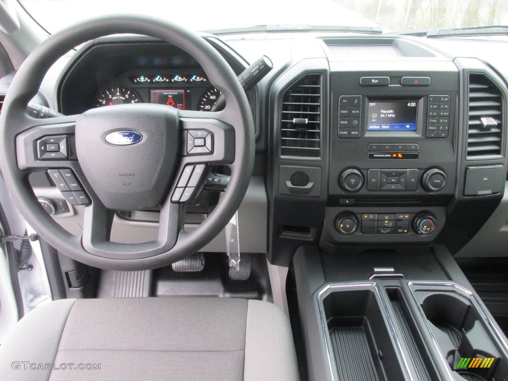 2016 F150 XL SuperCab - Oxford White / Medium Earth Gray photo #24