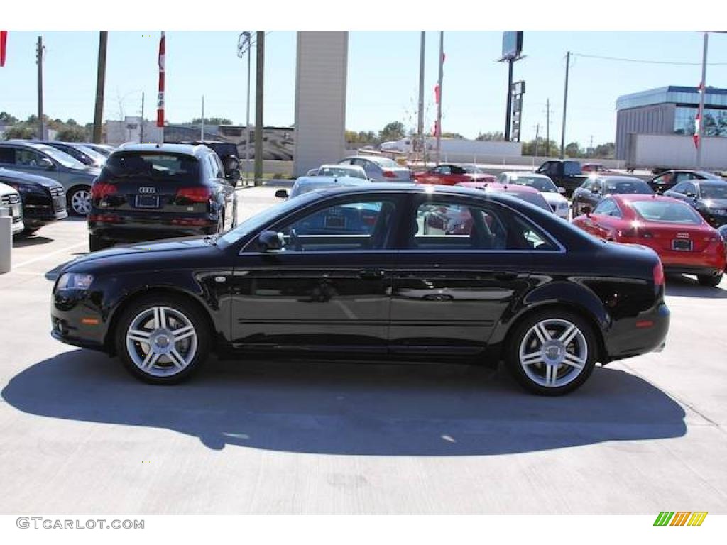 2008 A4 2.0T Sedan - Brilliant Black / Black photo #5