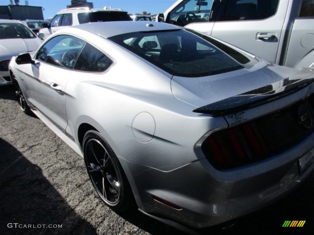 2016 Mustang GT/CS California Special Coupe - Ingot Silver Metallic / California Special Ebony Black/Miko Suede photo #5