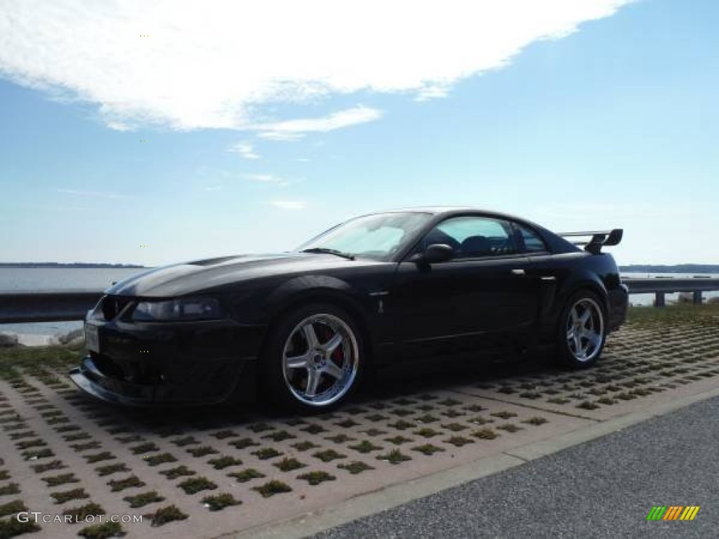 2003 Mustang Cobra Coupe - Black / Dark Charcoal/Medium Parchment photo #1