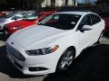 2016 Oxford White Ford Fusion S  photo #2