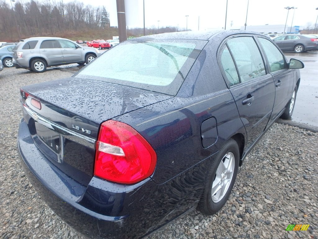 2004 Malibu LS V6 Sedan - Navy Blue Metallic / Gray photo #4