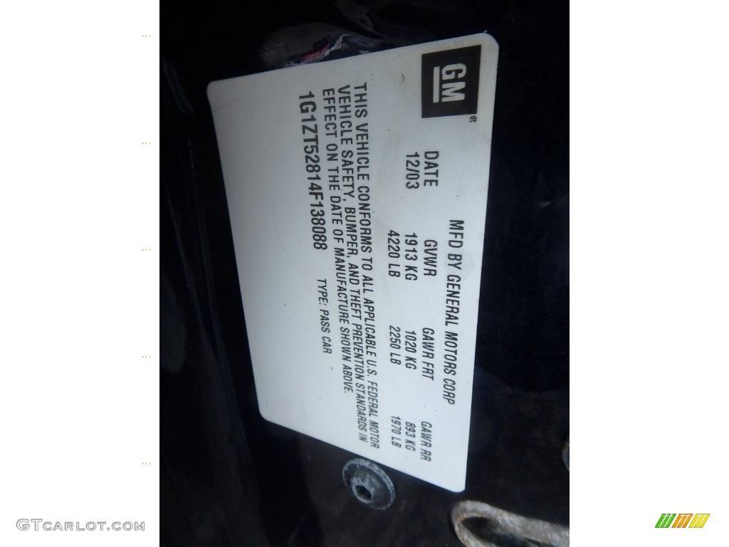 2004 Malibu LS V6 Sedan - Navy Blue Metallic / Gray photo #14