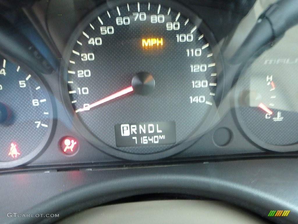 2004 Malibu LS V6 Sedan - Navy Blue Metallic / Gray photo #15