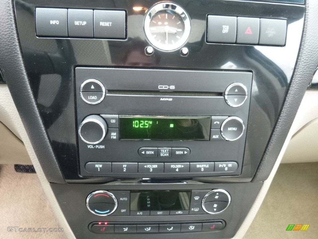2009 Fusion SEL V6 - Dark Blue Ink Metallic / Medium Light Stone photo #14