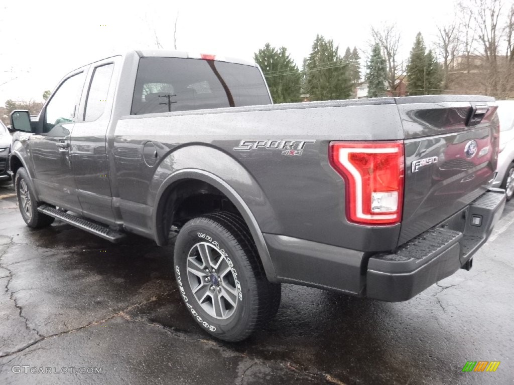 2016 F150 XLT SuperCab 4x4 - Magnetic / Black photo #4
