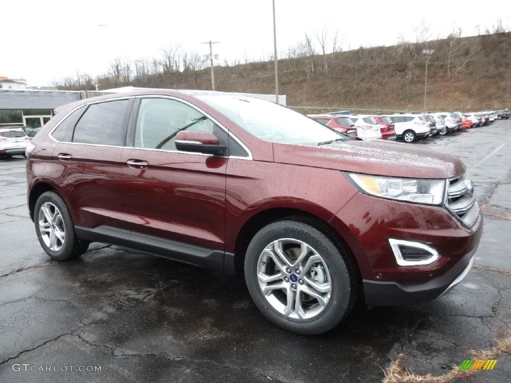 2015 Edge Titanium AWD - Bronze Fire Metallic / Cognac photo #1