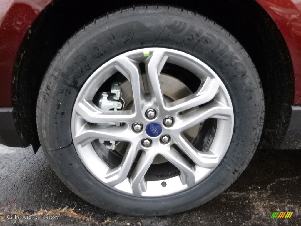 2015 Edge Titanium AWD - Bronze Fire Metallic / Cognac photo #5