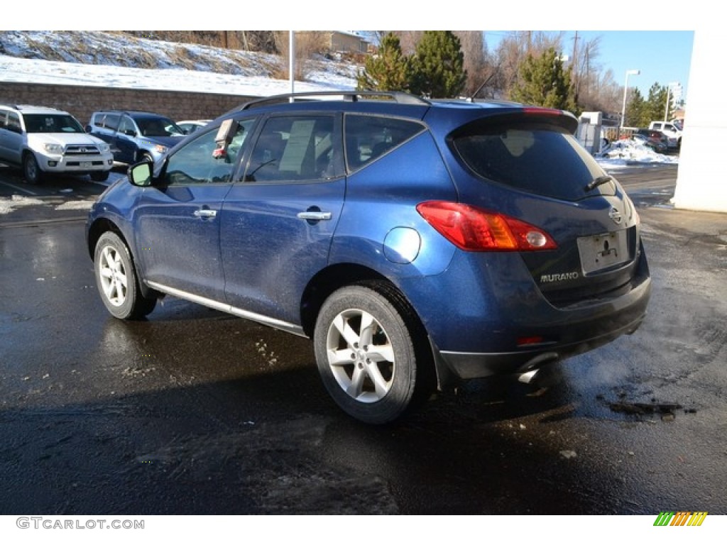 2009 Murano S AWD - Deep Sapphire Metallic / Black photo #4