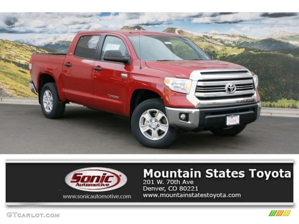 Barcelona Red Metallic Toyota Tundra