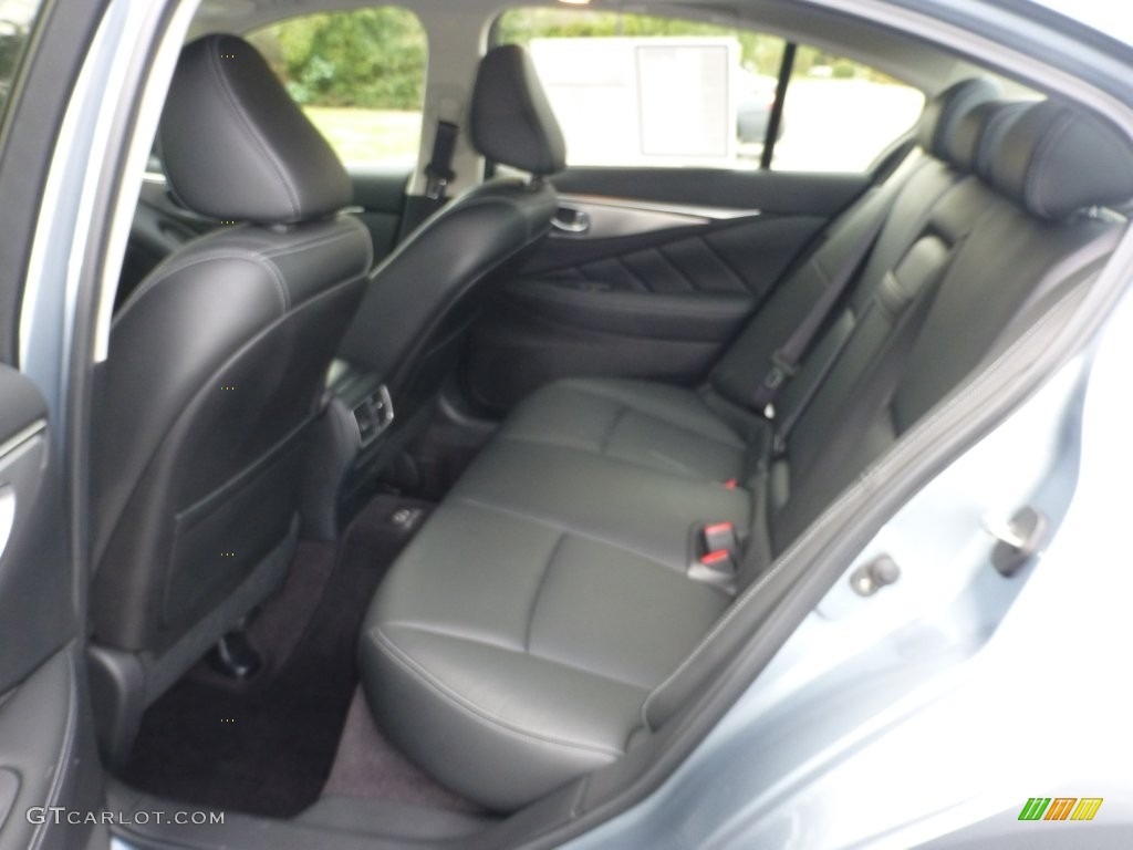 Graphite Interior 2015 Infiniti Q50 Hybrid Premium Photo #109698087