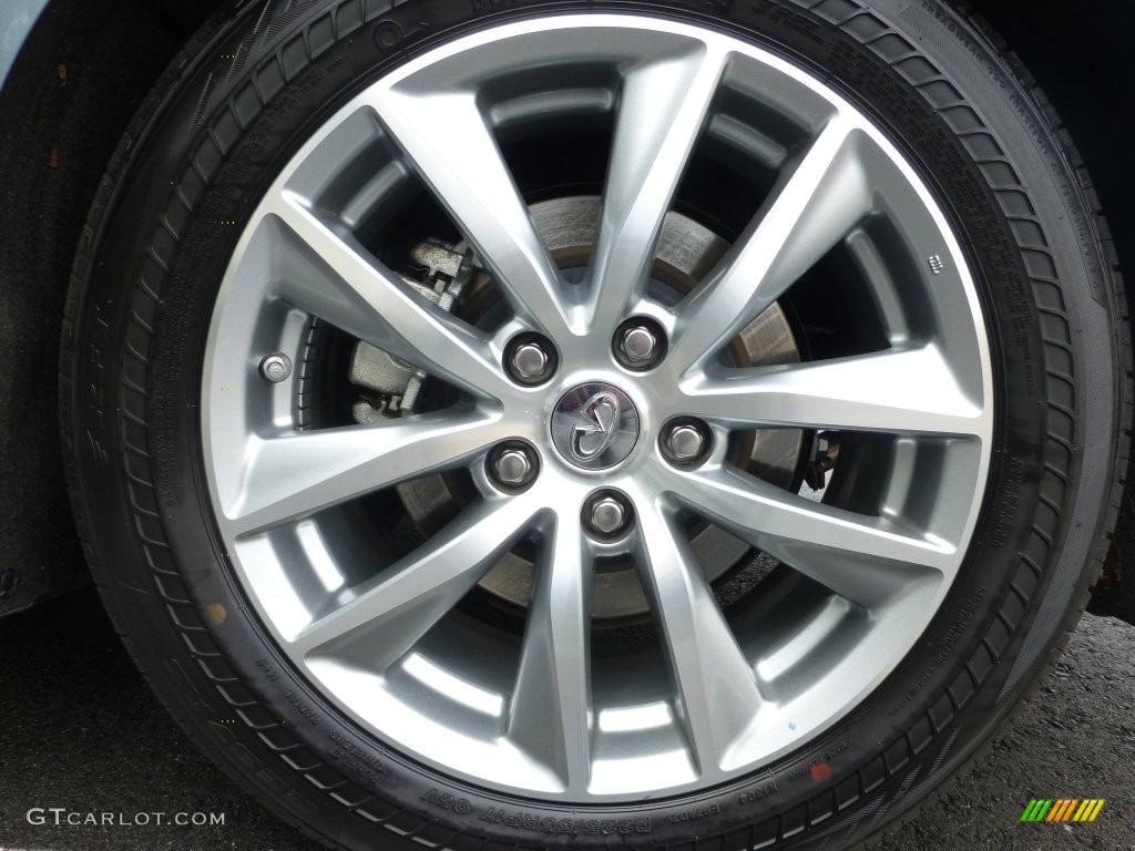 2015 Q50 Hybrid Premium - Hagane Blue / Graphite photo #10