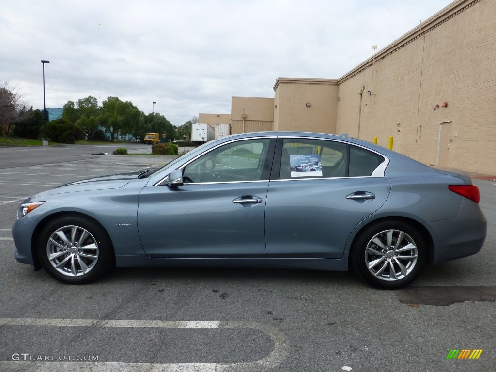 Hagane Blue 2015 Infiniti Q50 Hybrid Premium Exterior Photo #109698276