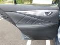 Graphite 2015 Infiniti Q50 Hybrid Premium Door Panel