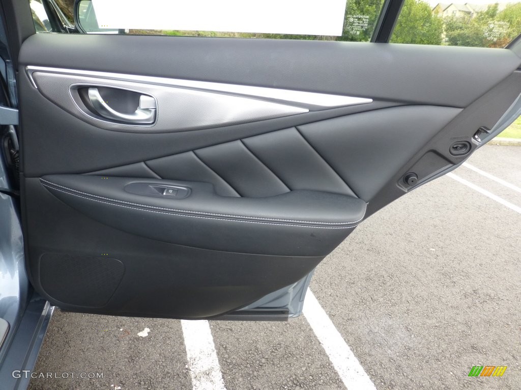 2015 Q50 Hybrid Premium - Hagane Blue / Graphite photo #20